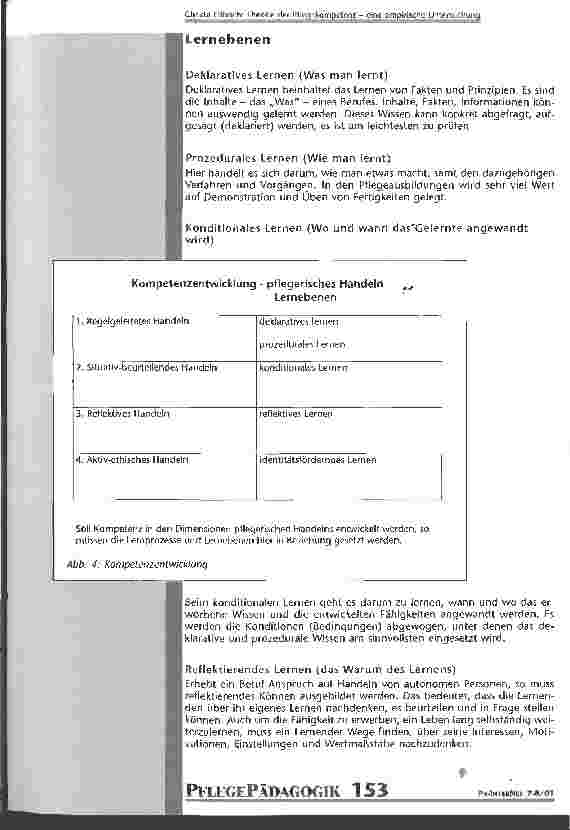 Vorschauseite 4: Theorie der Pflegekompetenz - eine empirische Untersuchung
