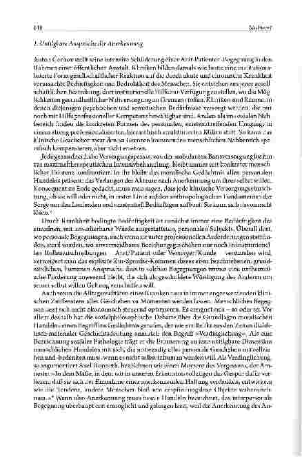 Vorschauseite 2: Klinische Gesten der Anerkennung Über die Unvermeidbarkeit eines moralischen Anspruchs