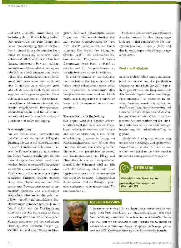 Vorschauseite 3: Das integrative Bewegungskonzept