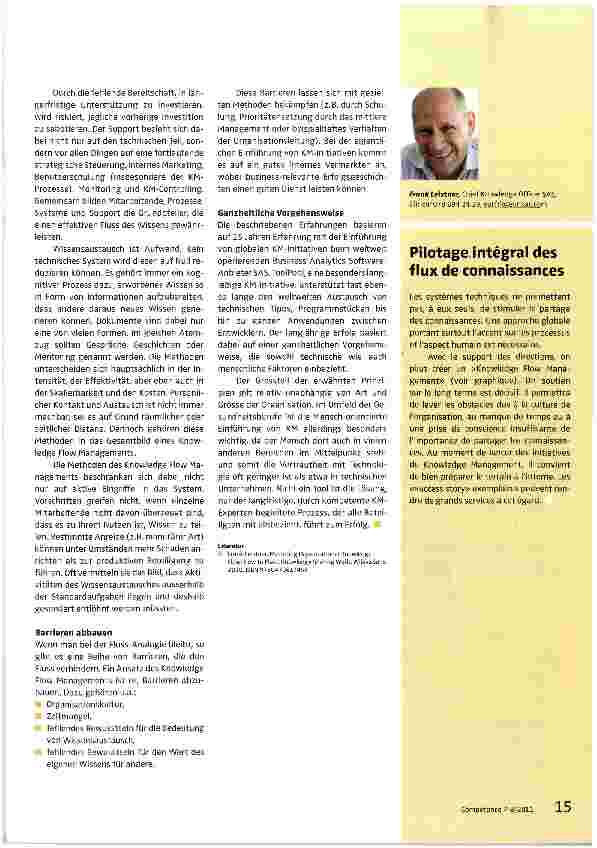 Vorschauseite 2: Wie man den Wissensaustausch positiv beeinflussen kann