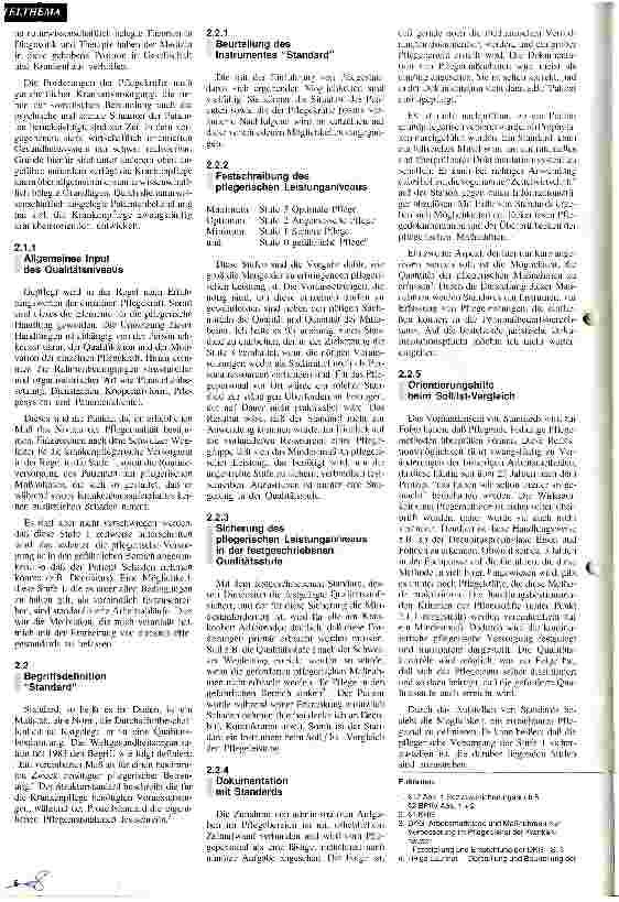 Vorschauseite 3: Pflegestandards - ein Beitrag zum beruflichen Selbstverständnis?