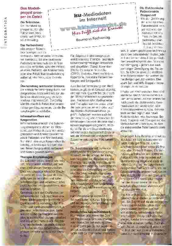 Vorschauseite 3: Gesund im Verbund Integrierte Versorgung als Schlüssel für erfolgreiches Disease Management
