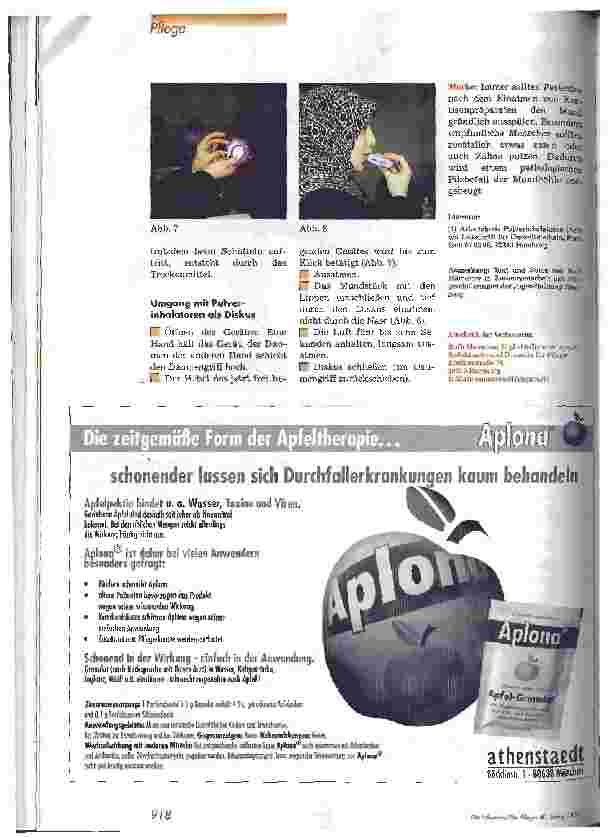 Vorschauseite 3: Krankheitsbewältigung bei chronisch orbstruktiver Bronchitis 2. Teil: Pflegende leiten an beim korrekten Gebrauch von Pulverinhalatoren