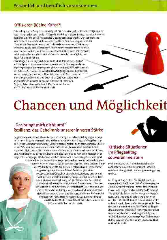 Vorschauseite 1: Chancen und Möglichkeit