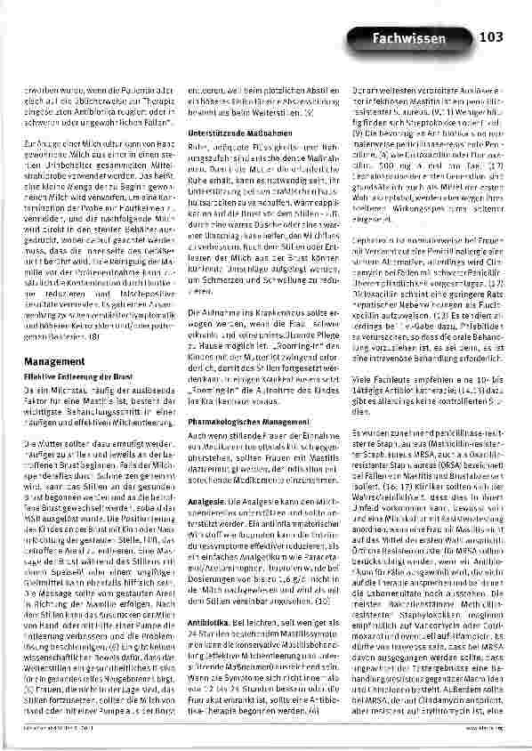 Vorschauseite 2: ABM Klinisches Protokoll Nr. 4: Mastitis