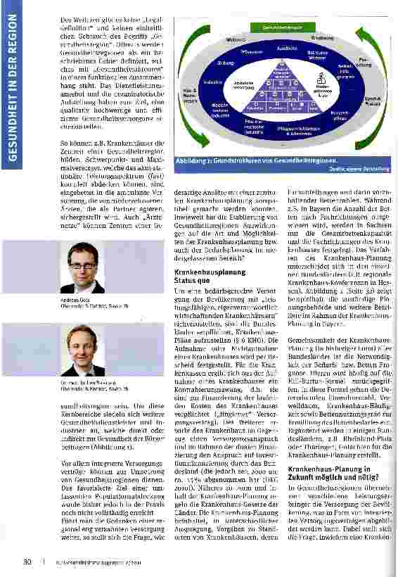 Vorschauseite 2: Gesundheitsregionen versus Krankenhaus-Planung?