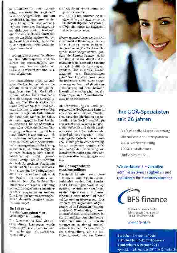 Vorschauseite 3: Gesundheitsregionen versus Krankenhaus-Planung?