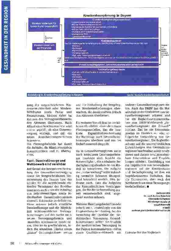 Vorschauseite 4: Gesundheitsregionen versus Krankenhaus-Planung?