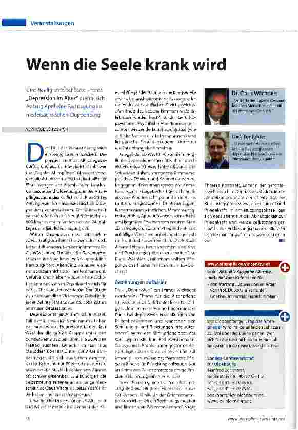Vorschauseite 1: Wenn die Seele krank wird