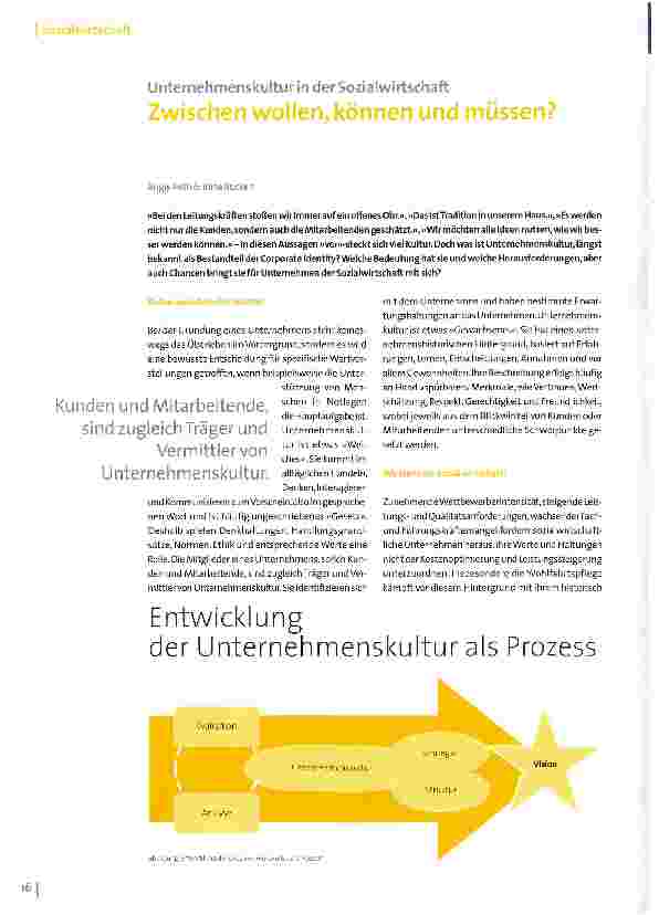 Vorschauseite 1: Zwischen wollen, können und müssen?
