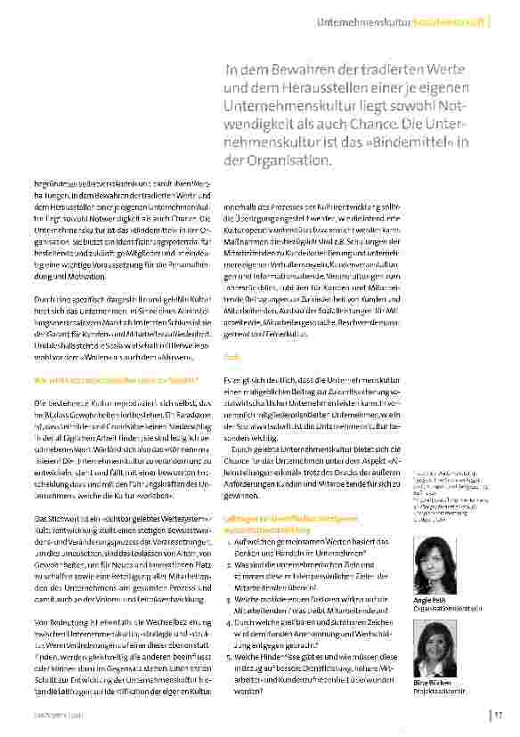 Vorschauseite 2: Zwischen wollen, können und müssen?