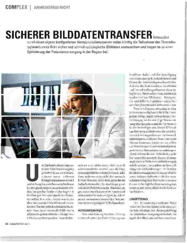Vorschauseite 1: SICHERER BILDDATENTRANSFER