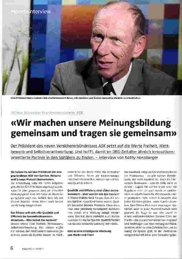 Vorschauseite 1: Wir machen unsere Meinungsbildung gemeinsam und tragen sie gemeinsam