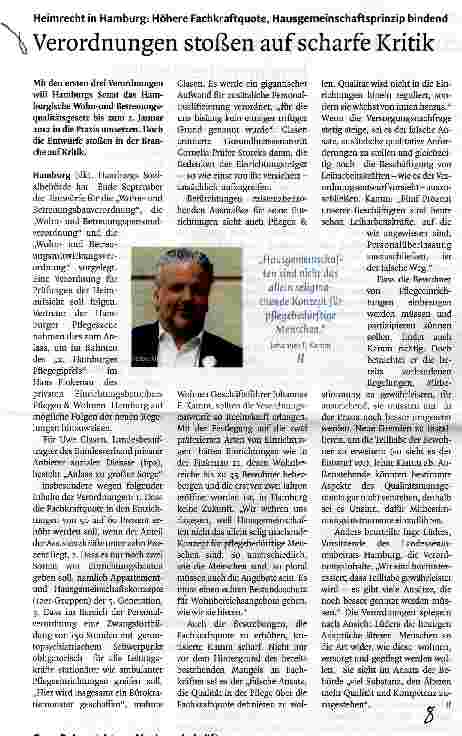 Vorschauseite 1: Verordnungen stoßen auf scharfe Kritik