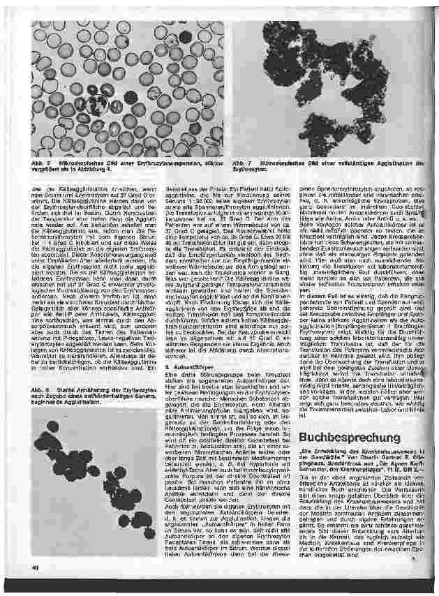 Vorschauseite 3: Transfusionskunde, Blutgruppenserologie und Immunhämatologie 16. Folge: Durchführung der Kreuzprobe im Dreistufentest