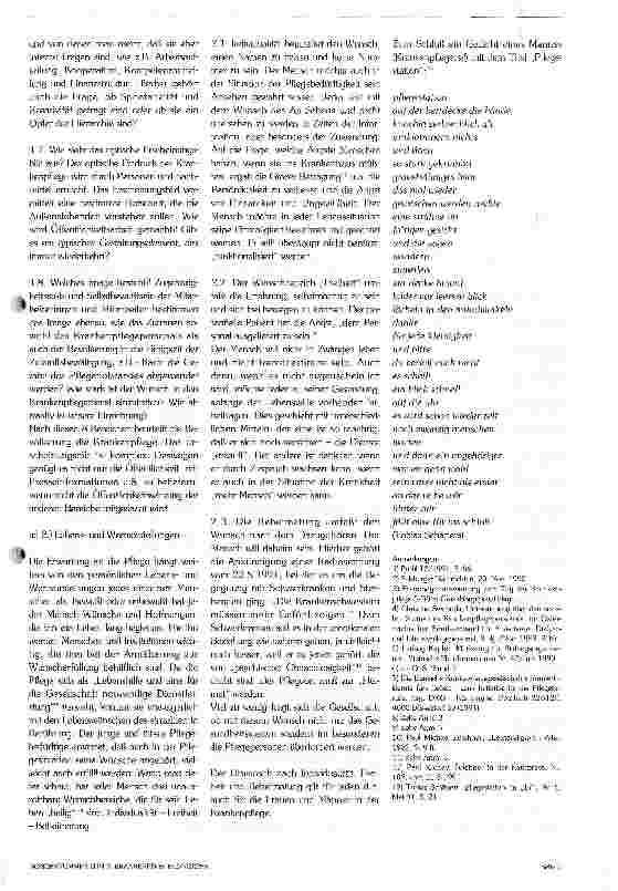 Vorschauseite 2: Welche Erwartungen hat die Bevölkerung von der Pflege?