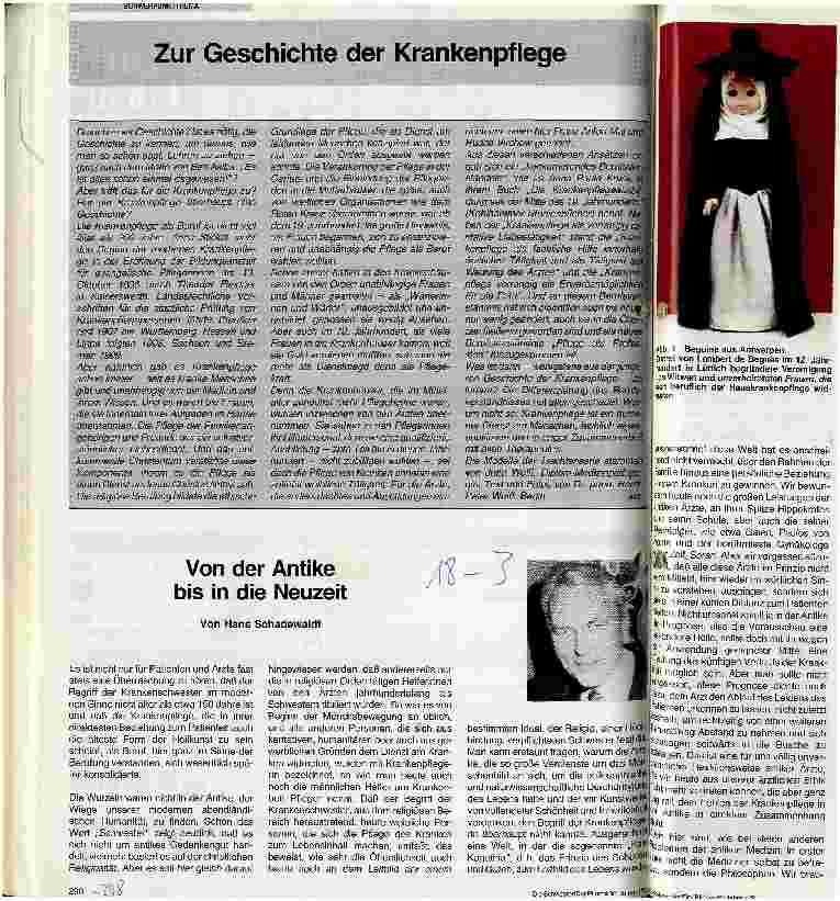 Vorschauseite 1: Von der Antike bis in die Neuzeit Zur Geschichte der Krankenpflege