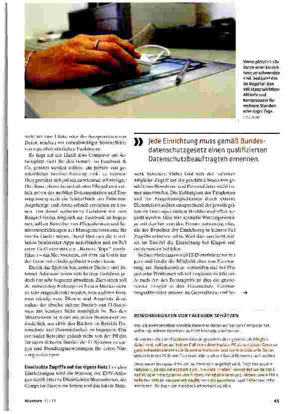 Vorschauseite 2: Datenschutz: Die Gefahr lauert im eigenen System