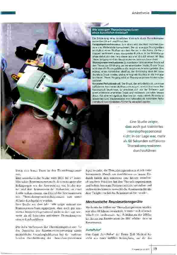 Vorschauseite 2: Die maschinelle Herzdruckmassage