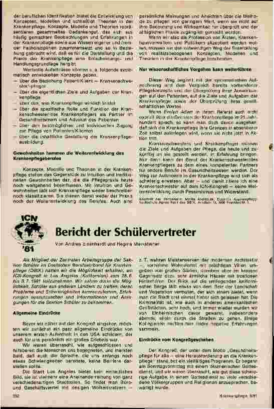 Vorschauseite 2: Aktivitäten einer Arbeitsgruppe