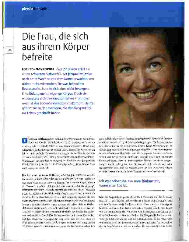 Vorschauseite 1: Die Frau, die sich aus ihrem Körper befreite
