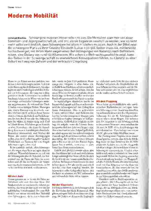 Vorschauseite 1: Moderne Mobilität
