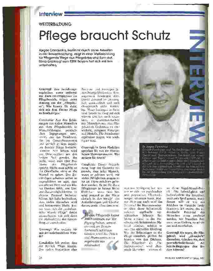Vorschauseite 1: Pflege braucht Schutz