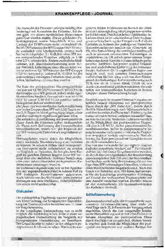 Vorschauseite 3: Urindrainage bei transurethralen Eingriffen Erfahrungen mit einem Komplettset zur suprapubischen Drainage