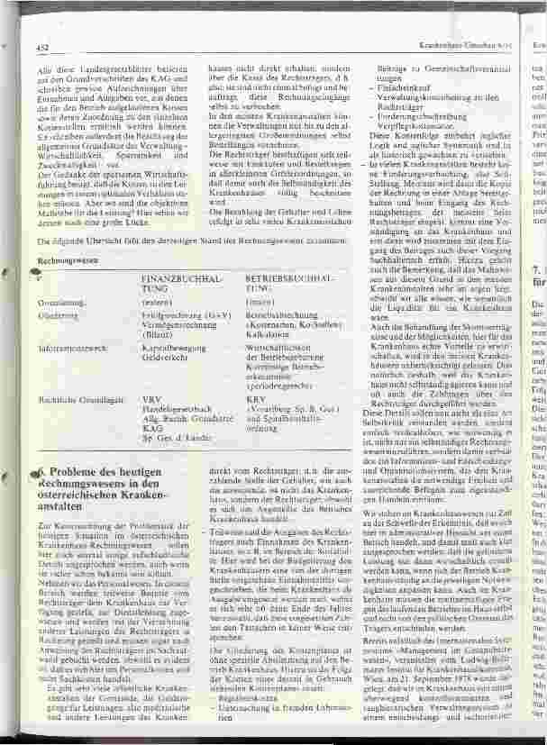 Vorschauseite 4: Betriebliches Rechnungswesen und Kostenrechnung in österreichischen Krankenanstalten