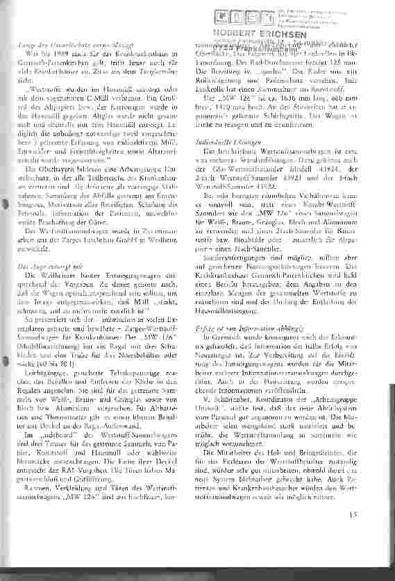 Vorschauseite 2: Umweltschutz im Krankenhaus am Anfang allgemeiner Akzeptanz