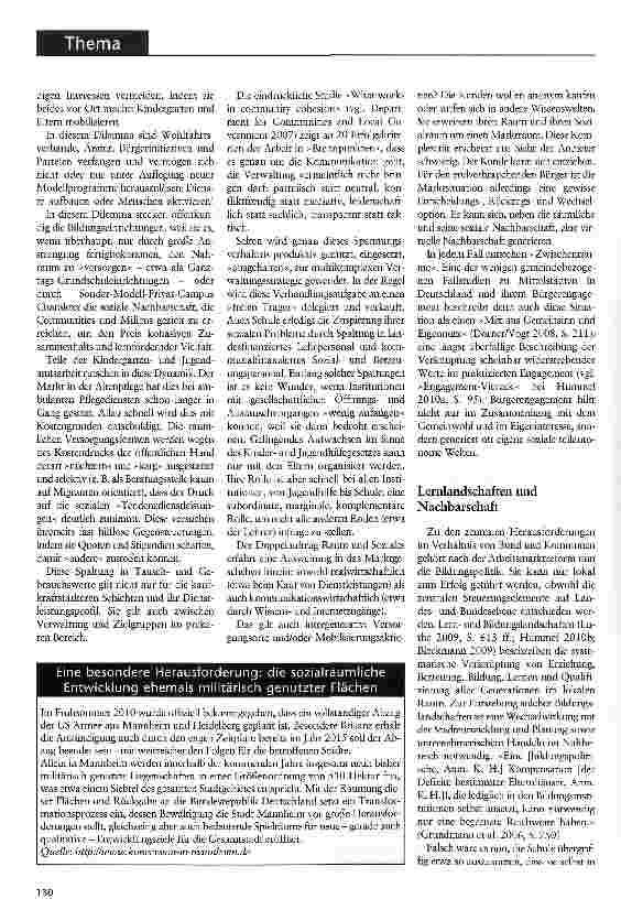 Vorschauseite 3: Sozialraumarbeit und die Stadt der Zukunft