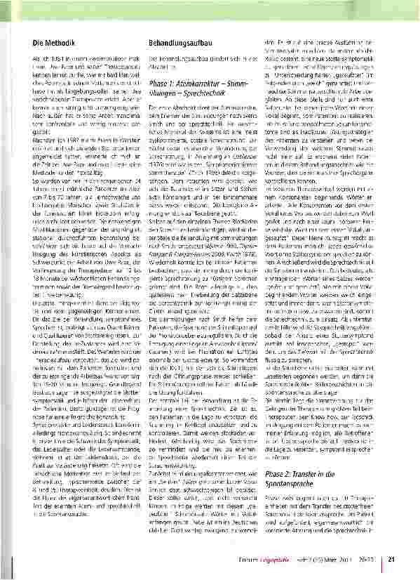 Vorschauseite 2: Fluency Shaping nach Pape/TischEin verhaltenstherapeutisches Konzept zur Behandlung jugendlicher und erwachsener Stotterer