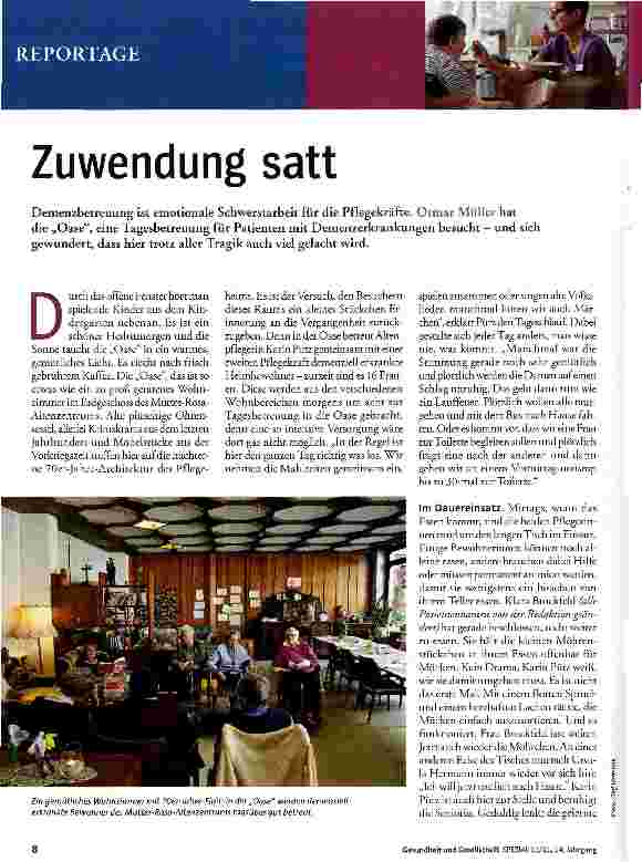 Vorschauseite 1: Zuwendung satt