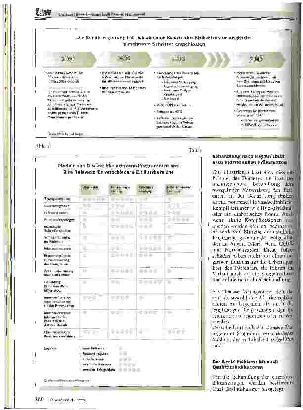 Vorschauseite 2: Die neue herausforderung heißt Disease Management