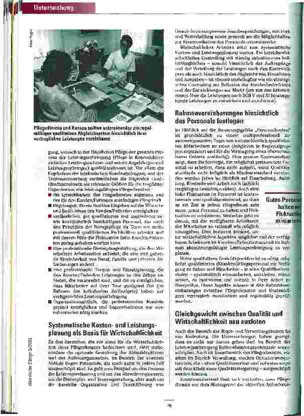 Vorschauseite 2: Schleichender Qualitätsverlust in der Häuslichen Pflege