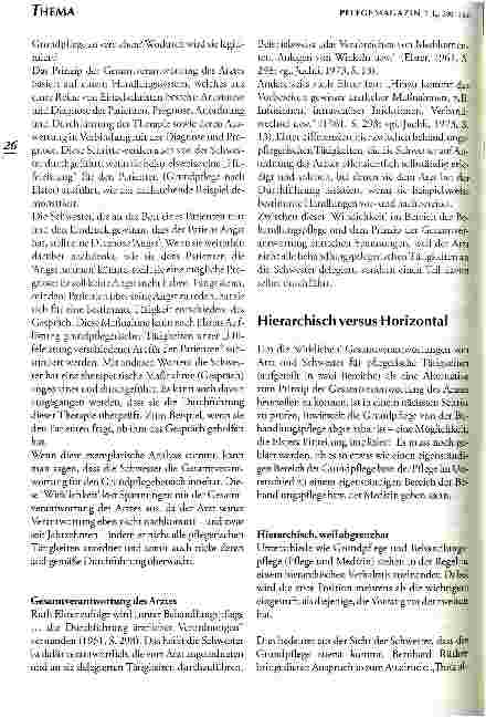 Vorschauseite 2: Gesamtverantwortungen von Arzt und Schwester