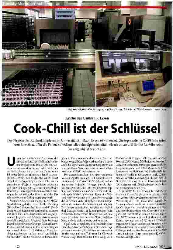 Vorschauseite 1: Cook-Chill ist der Schlüssel
