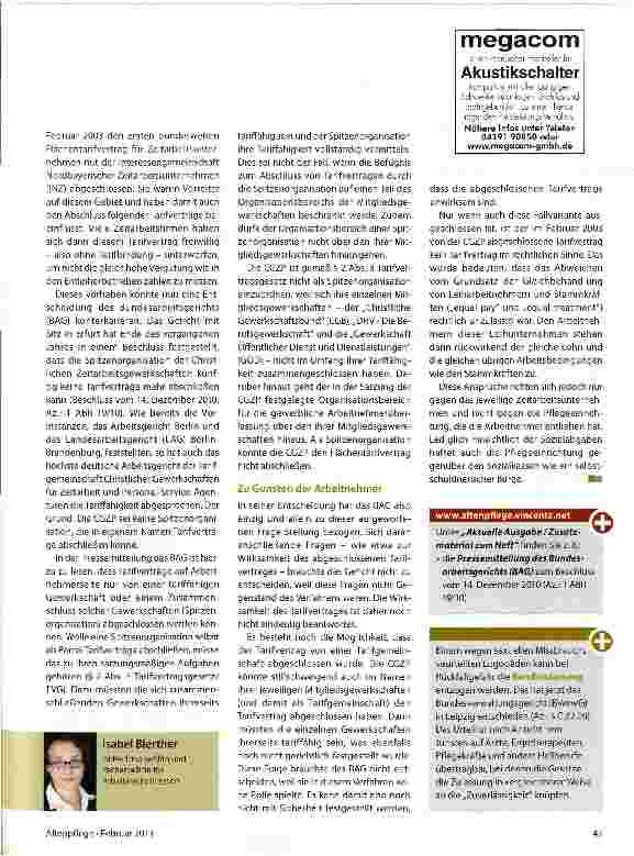 Vorschauseite 2: Gleiche Arbeit, gleicher Lohn?