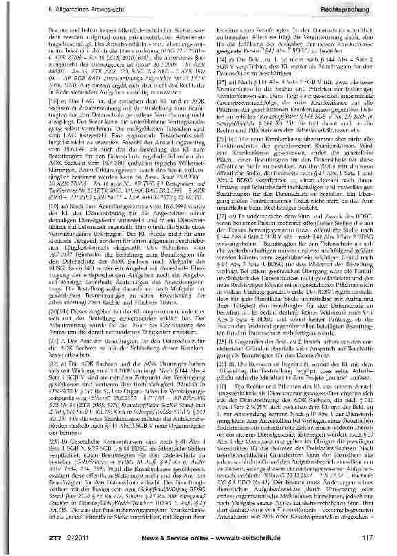 Vorschauseite 2: Datenschutzbeauftragter - BeschäftigungsanspruchBDSG§4f; SGB V§ 144; BGB §§133, 157
