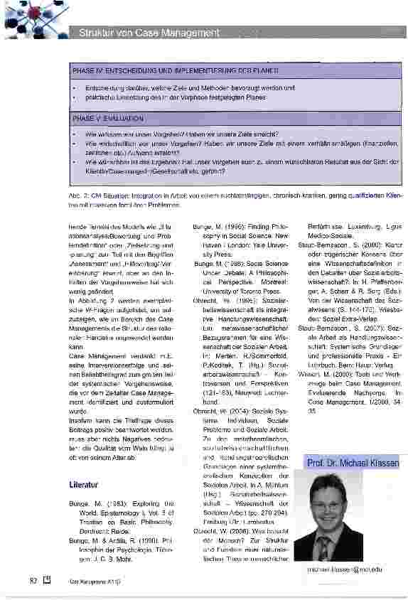Vorschauseite 5: Struktur von Case Management -alter Wein in neuen Schläuchen?