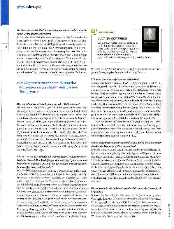 Vorschauseite 3: Schützt Spastik neurale Strukturen?