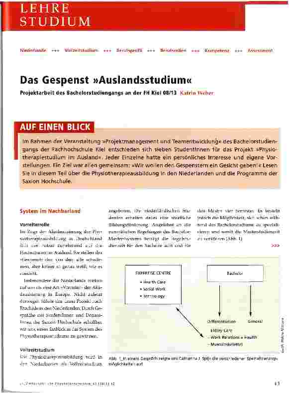 Vorschauseite 1: Das Gespenst »Auslandsstudium«