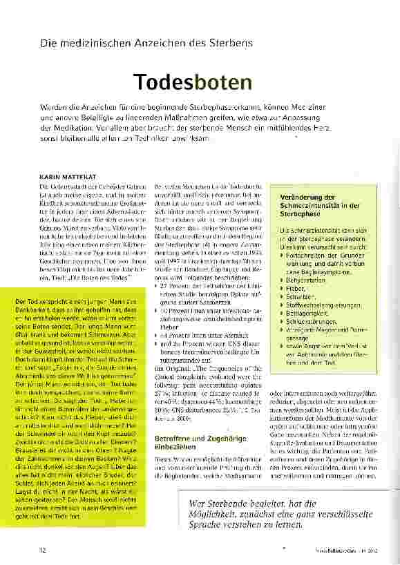Vorschauseite 1: Todesboten
