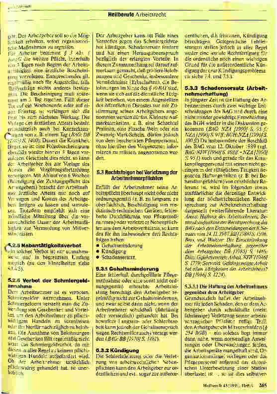 Vorschauseite 5: Das Arbeitsrecht des Krankenpflegepersonals 3. Teil