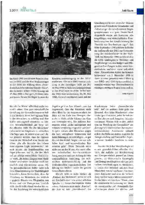 Vorschauseite 5: I Krankenhausgeschichte20 Jahre Landeskrankenhausgesellschaft Thüringen