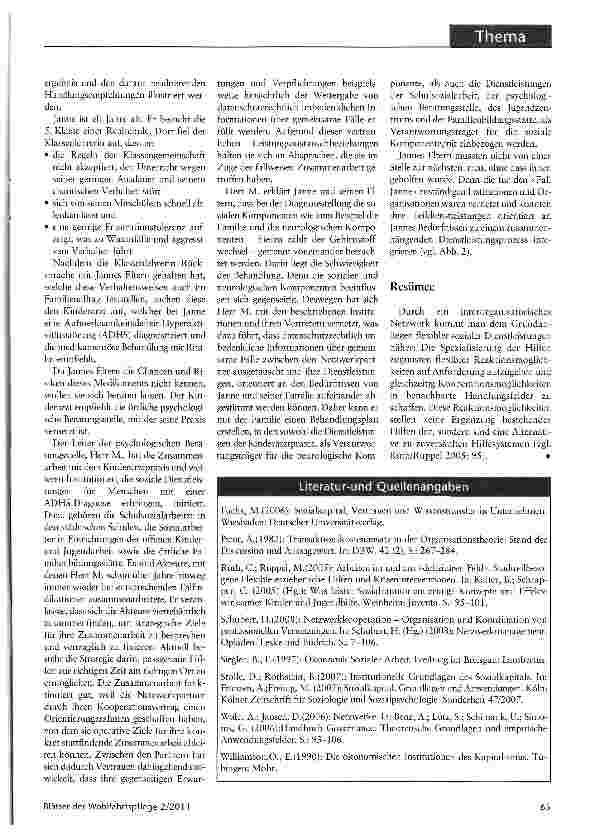 Vorschauseite 4: Soziale Dienstleistungen in KooperationenDaseinsvorsorge durch Aufbau und Steuerung interorganisatorischer Netzwerke