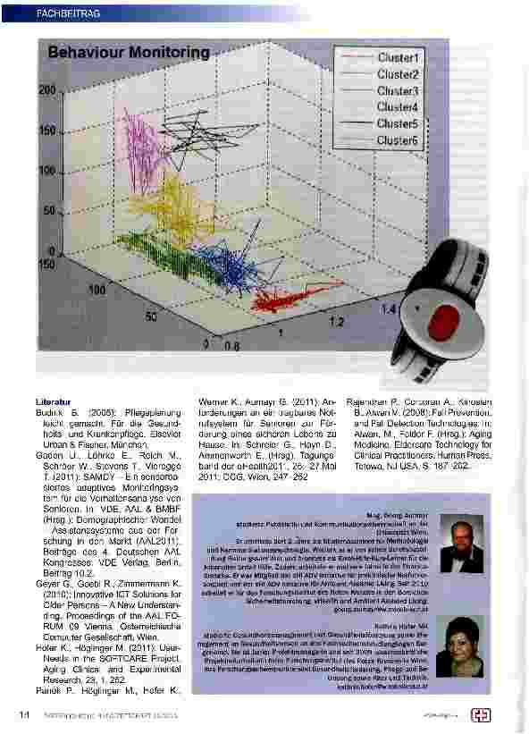 Vorschauseite 3: Behavior Pattern Recognition - Daten für die Pflege