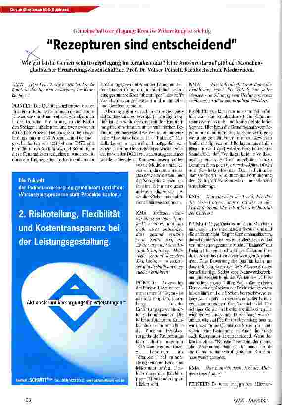 Vorschauseite 1: Rezepturen sind entscheidend