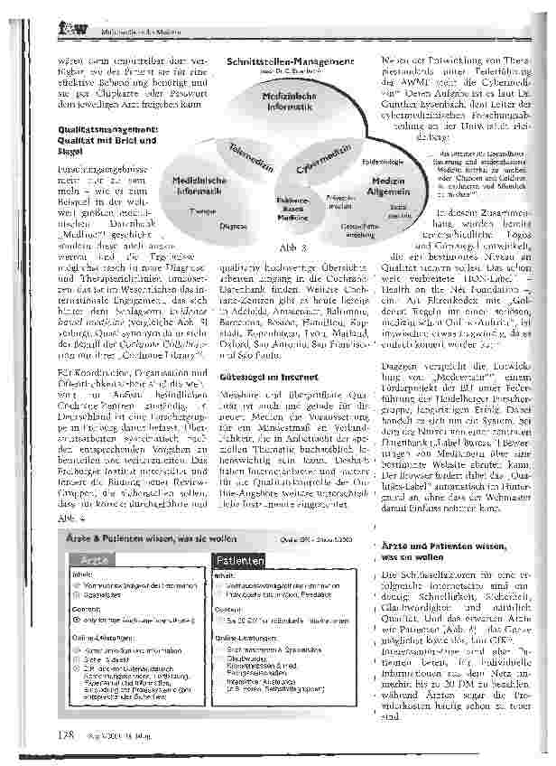 Vorschauseite 3: Multimedia in der Medizinzu Risiken und Nebenwirkungen fragen Sie das World Wide Web