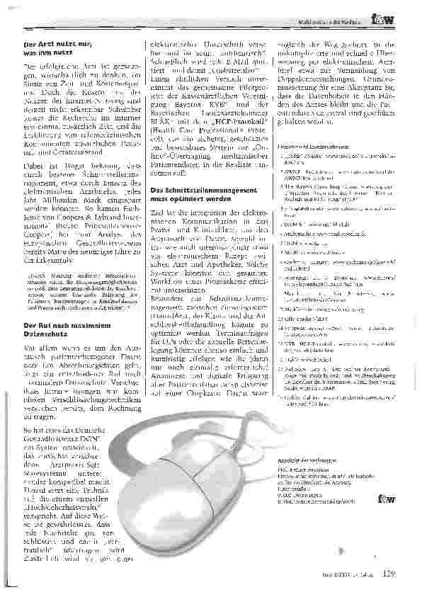 Vorschauseite 4: Multimedia in der Medizinzu Risiken und Nebenwirkungen fragen Sie das World Wide Web